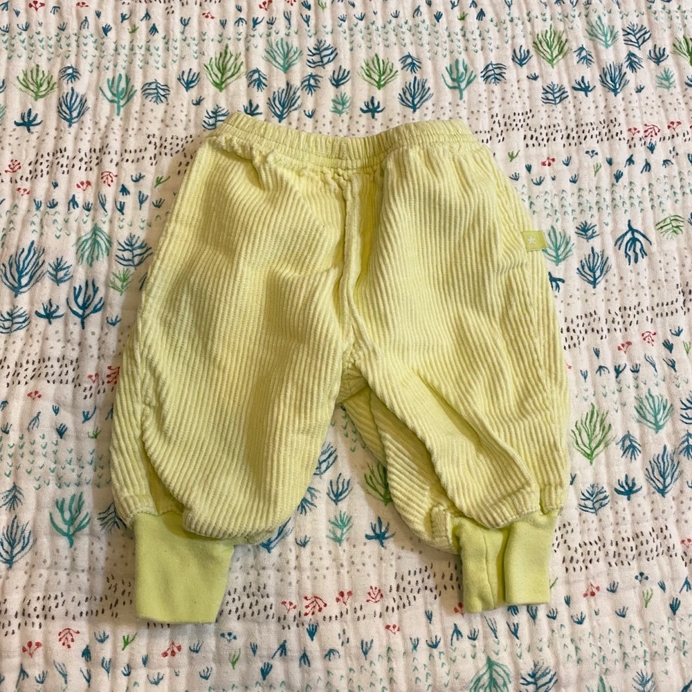 Vintage Corduroy Pants - Lime Green